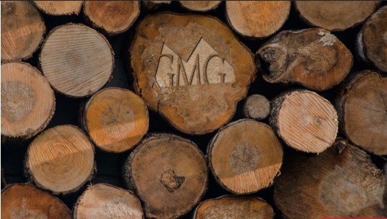 GMG logo hout